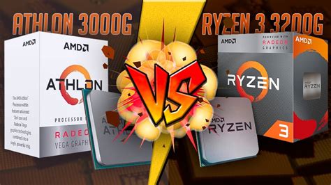 ryzen 3 2200g vs ryzen 3 3200g|amd athlon 3000g comparação.